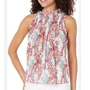 Joie Women's Fern Top Blouse Sleeveless Small